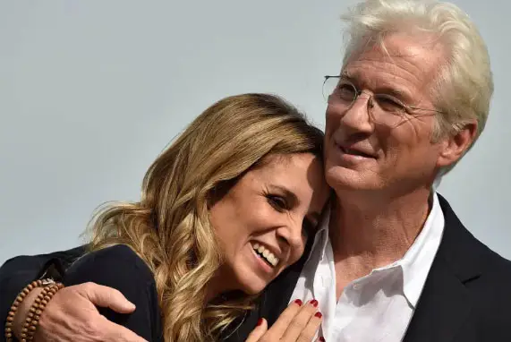 Richard Gere and His Wife