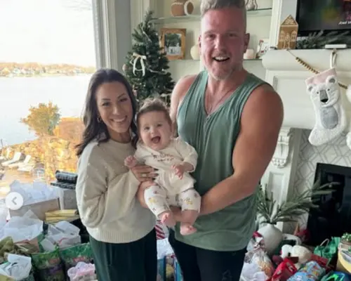 Pat McAfee Family and Wife