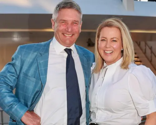 Samantha Armytage and Richard Lavender